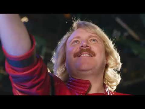 Keith Lemon: The Film 2012 official trailer frame with Leigh Francis as Keith on a gaudy stage set