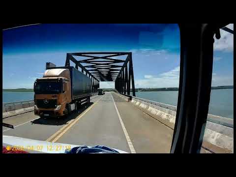 P11 retorno de Toledo Paraná passando BR 473 Rio Tietê bastante água limpa P11 