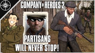 Partisan Ambush Tactics!  | 3v3 White Ball Express | COH2 Co(less)-Cast #41