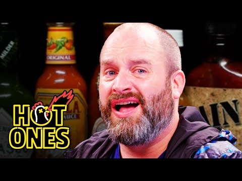 Tom Segura Tears Up While Eating Spicy Wings | Hot Ones