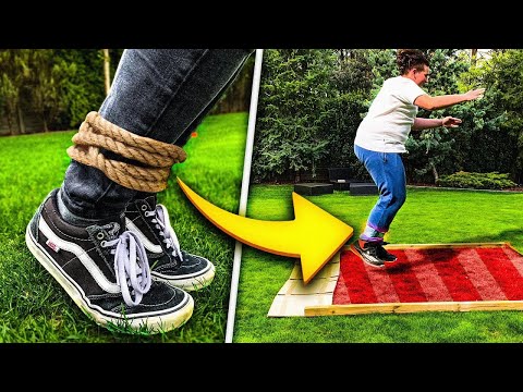 SKOKI W DAL ZE ZWIĄZANYMI NOGAMI!