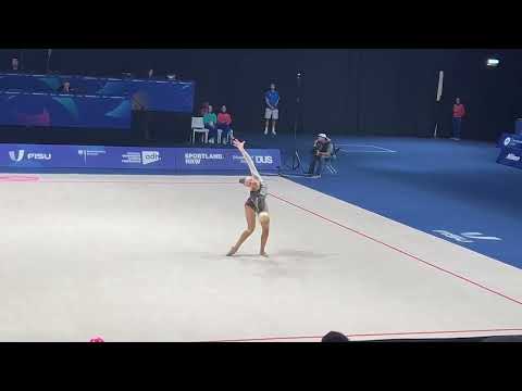 Fisu Games 2025 Rhythmic gymnastics-Josephine Juul Møller(NOR) -All-around qualification Ball