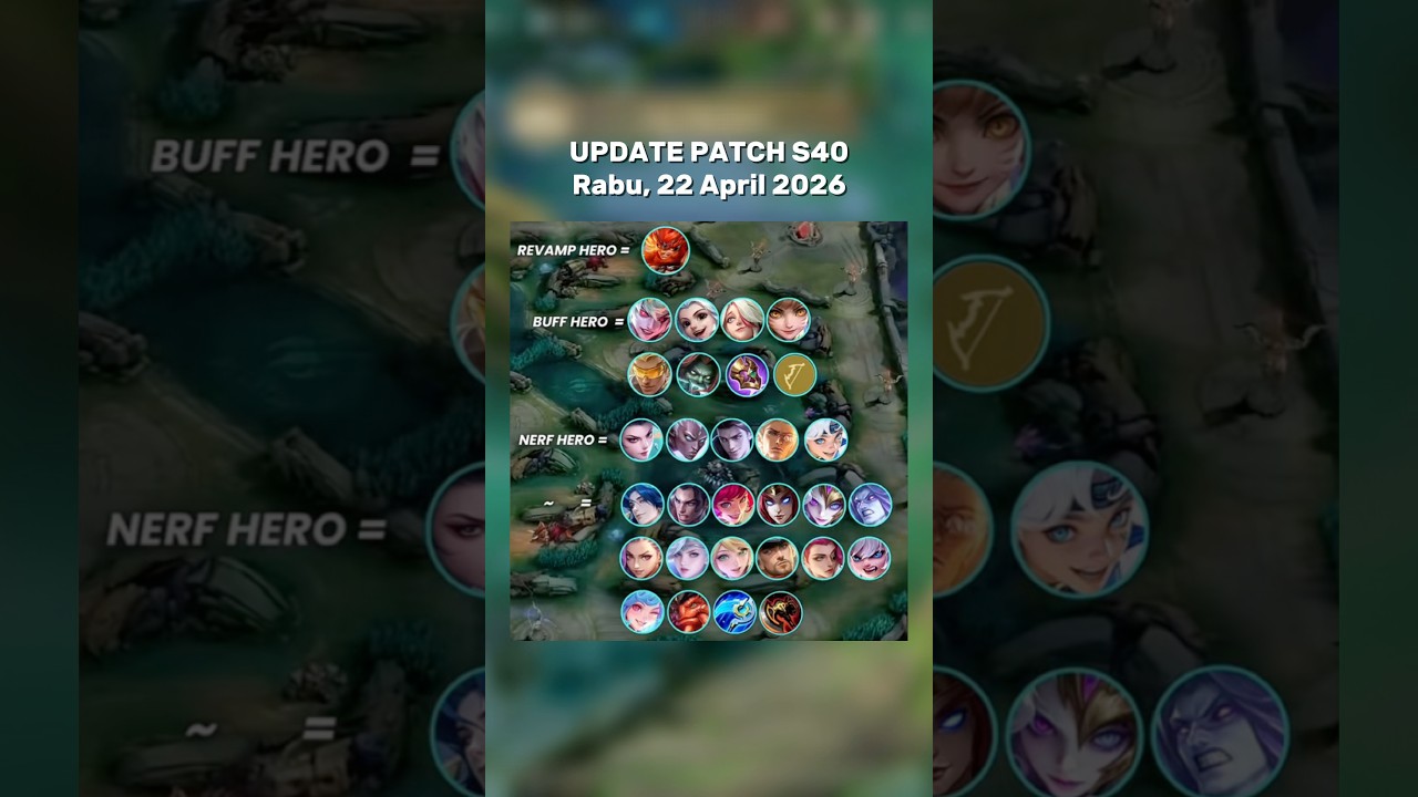 Patch Update S40, Wednesday, April 22, 2026 #MLBBXNARUTO #MobileLegendsBangBang #MLBB