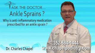 preview picture of video 'Anti-Inflammatory Med For An Ankle Sprain? Podiatrist - Brooksville, Spring Hill, Homosassa, FL'