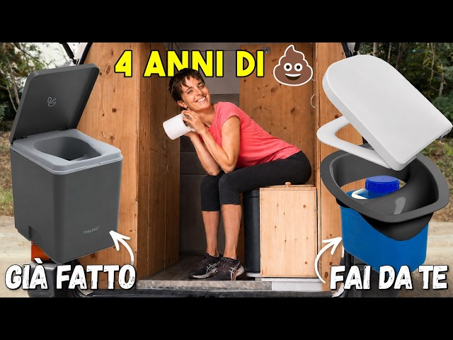 Bagno, WC a secco e DOCCIA in VAN - Soluzioni Fai da te economiche e Commerciali