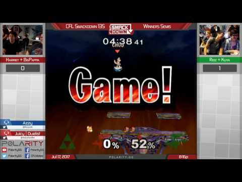 CFL Smackdown 135 Melee - Harriet + Biggpappa vs Ridz + Kuya - Doubles Winners Semis