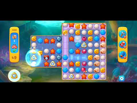 Fishdom Easy Level 11881 (with ingame lightning booster) @choraelmin