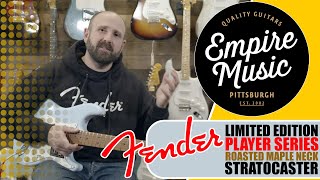 Video thumbnail for Fender Limited Edition Roasted Maple Neck Player Stratocaster by Empire Music