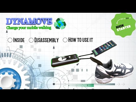 歩いて充電可能なポータブルチャージャー「DYNAMOVE™」