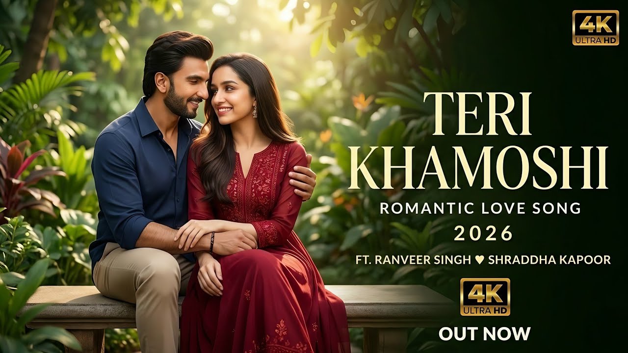 Teri Khamoshi - Music Video | New Song | Bollywood Hindi Love Song | Ranveer Singh & Shraddha Kapoor by Bollywood Beats Official — Official Music Video