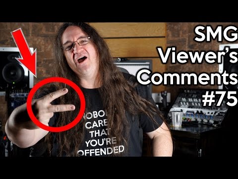 SMG Viewer's Comments #75 - Guitar Tone Knobs, Broken Studio Gear, and MIX GOJIRA!