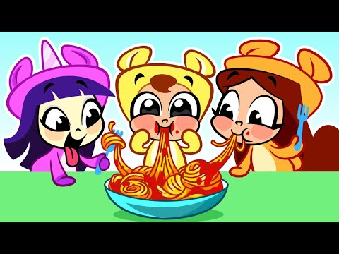Yummy Pasta for Kids 🥫🍝🧀 Funny Kids Songs And Nursery Rhymes😍