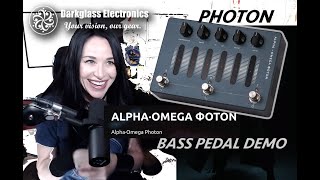 Video thumbnail for Darkglass Alpha Omega PHOTON  ΦOTON Bass Pedal Demo (not sponsored) by Nicki Tedesco