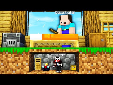 BALON KAFA'NIN GİZLİ EVİNİ BULDUM ! - BalonCraft #28 - Minecraft