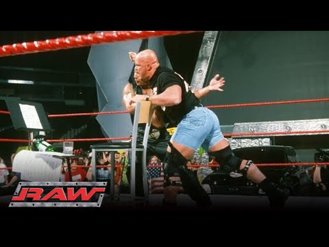 "Stone Cold" Steve Austin crashes "The Rock's Concert": Raw, March 24, 2003