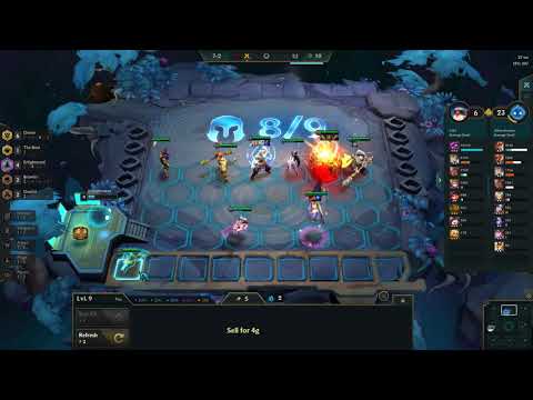 TFT Last round of: 6 Divine Warwick carry.