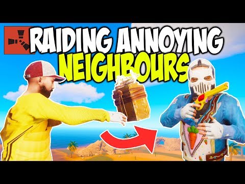 The Quest to Raid my ANNOYING NEIGHBOURS! - Rust Solo Survival (pt.1)