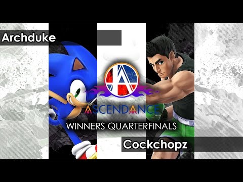 Smash 4: Archduke (Sonic) V FGE | MNK | Cockchopz (Little Mac) - Ascendance 23 Tournament SSB4