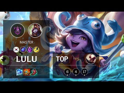 Lulu Top vs Lee Sin - KR Master Patch 11.8