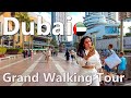 Dubai Grand Walking Tour of the City 4K 🇦🇪