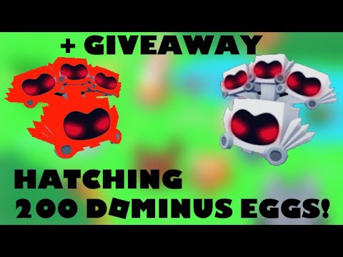 🔴HATCHING 200 DOMINUS EGGS IN PET SIMULATOR X! +GIVEAWAY | ROBLOX
