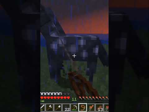 Enderman challenges AliceSpeed to a duel in Minecraft #shorts