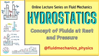 HYDROSTATICS - Concept of Fluids at Rest and Pressure
