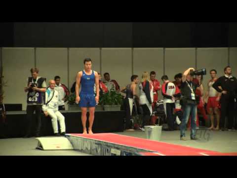 JONIBEKOV Shavkatjon (UZB) - 2015 Trampoline Worlds - Qualification TU Routine 1