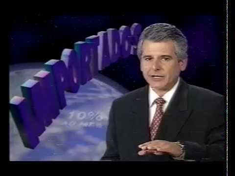 Intervalo comercial da Rede Globo em Setembro de 1995