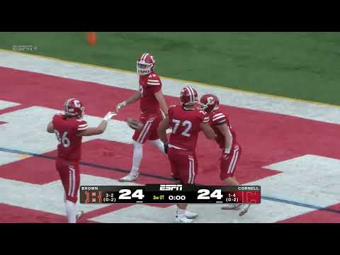 Highlights: Cornell Football vs Brown - 10/25/25