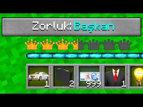 BAŞKAN ZORLUK SEVİYESİ - Minecraft