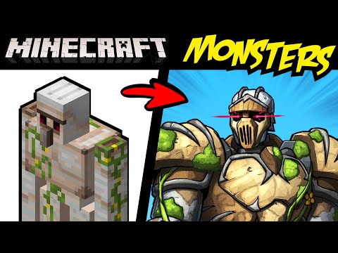 What if MINECRAFT MOBS Were FANTASY MONSTERS?! (Lore & Speedpaint) Compilation