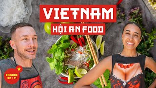 FOOD &amp;amp; COFFEE of Vietnam! (Dane Got Sick 🤢) Hoi An Markets | Vlog 2 of 11