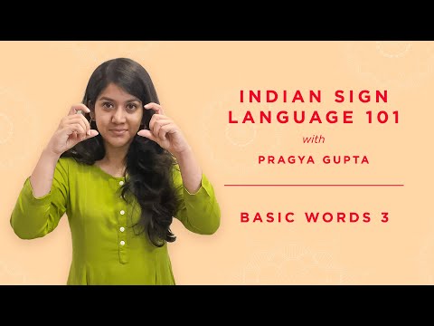 10 - Indian Sign Language 101 - Basic Words 3
