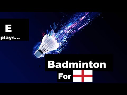 E Plays Badminton