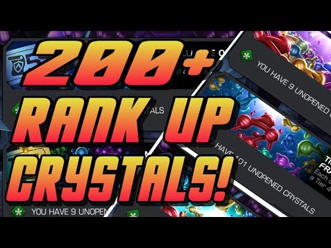 200+ Rank Up Crystal Opening! [Marvel Contest of Champions]