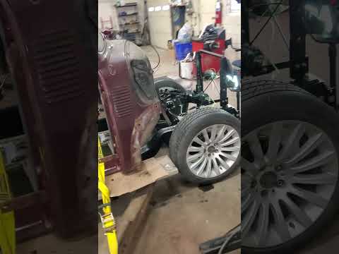 AD-S10 Panza frame kit for our 1954 Chevrolet 3100 w/ 1984 s10 frame swap LS 4l80e