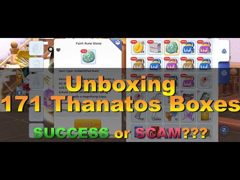 Unboxing 170+ Thanatos Chests - Success or Scammaz?  / Ragnarok M Eternal Love