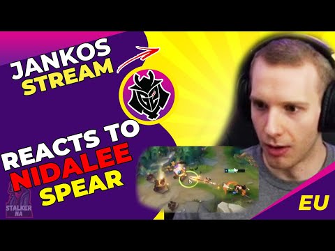 G2 Jankos Reacts to His Nidalee Spear Fail [FUNNY]