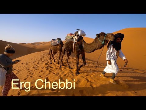 Erg Chebbi, Merzouga: Camel Trekking/Sahara Camp| MAROKKO Vlog #03