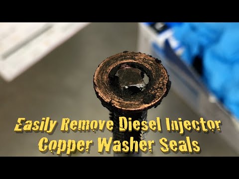 Easily Remove Diesel Injector Copper Washer Seals