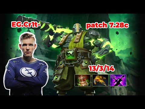 EG crit Earth Spirit Mid - DOTA 2 7.28c - MMR rank - Dota2 Gameplay [Learn To PRO dota2]