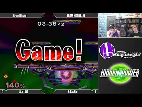 Hidden Power (May 2018): Melee GF - JSalt (Sheik) vs. A Rookie (Mario)