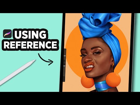 3 WAYS to use REFERENCES for your Portrait Paintings in PROCREATE