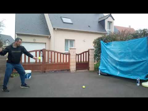 Reconfinement/ Tennis 11: traversée de balle en coup droit+ replacement dynamique