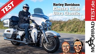 Harley Davidson Electra Glide  Test einer gebrauch