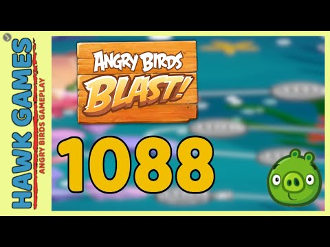 Angry Birds Blast Level 1088 - 3 Stars Walkthrough, No Boosters