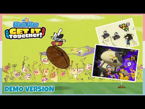 Using All Characters *Highest Score* In WarioWare: Get It Together Demo Version #6 | Nintendo Switch