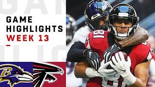 Ravens vs. Falcons Week 13 Highlights | NFL 2018