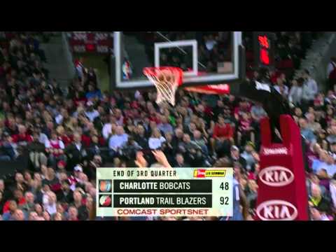 Jamal Crawford sick hanging reverse layup vs. Bobcats (Feb 1, 2012)